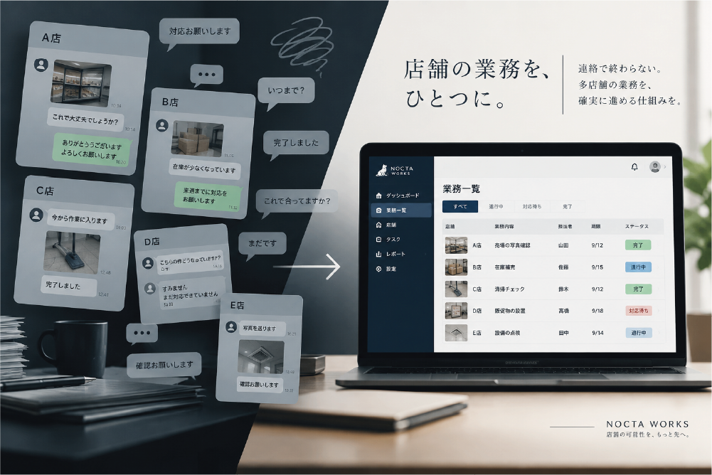 LINEで店舗業務を管理する限界とは？多店舗運営で起きやすい5つの課題