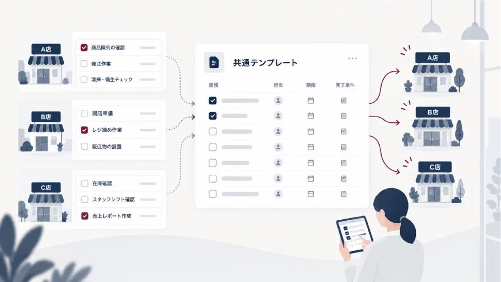 店舗業務の標準化とは？多店舗でやり方をそろえる7つのポイントと進め方